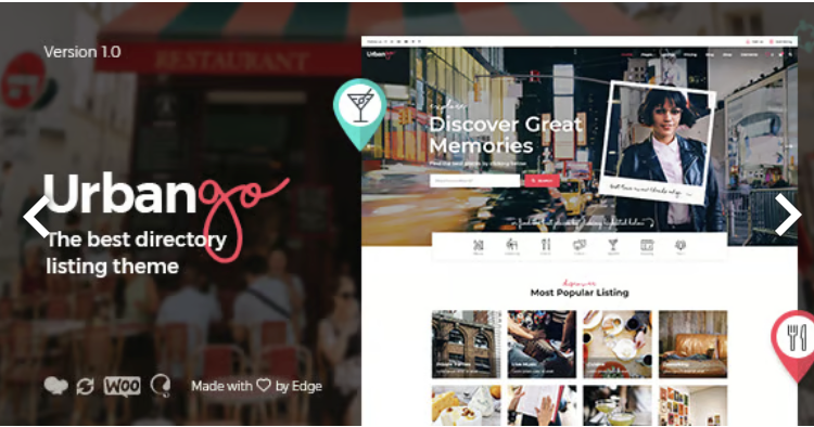 UrbanGo - Directory and Listing WordPress Theme