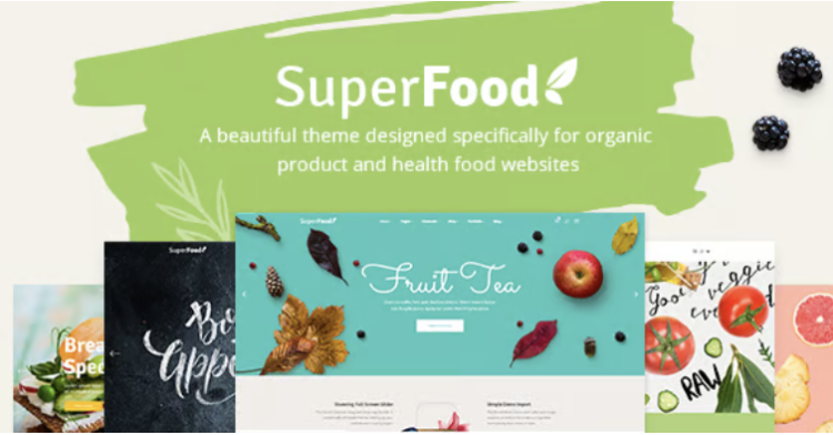 Superfood - Organic Food Products WordPress Theme