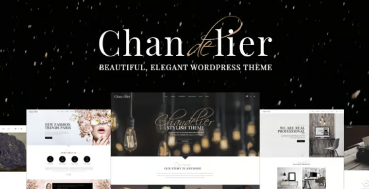 Chandelier - Luxury WordPress Theme for Custom Brands