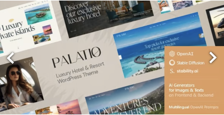 Palatio — Luxury Hotel & Resort WordPress Theme
