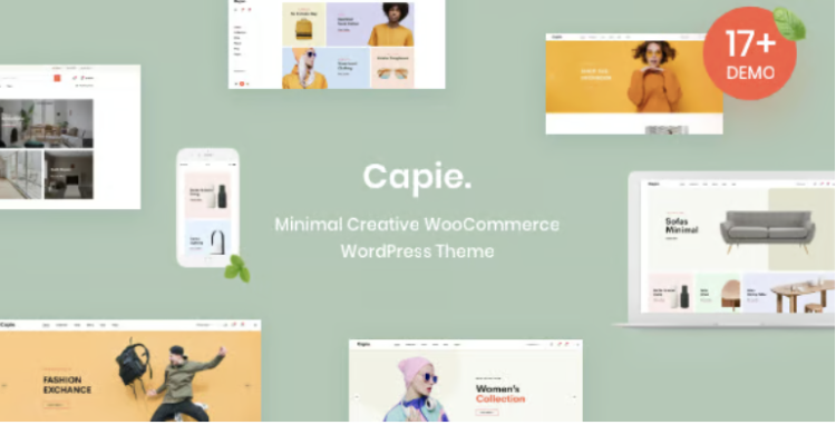 Capie - Minimal Creative WooCommerce WordPress Theme