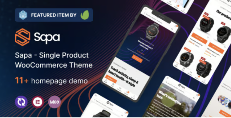 Sapa - Product Landing Page WooCommerce Theme