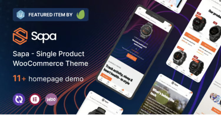 Sapa - Product Landing Page WooCommerce Theme