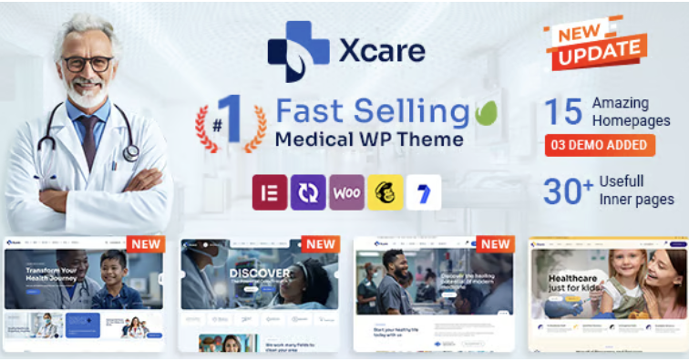 Xcare - Medical and Health Care WordPress Theme 2 Xcare - Medical and Health Care WordPress Theme