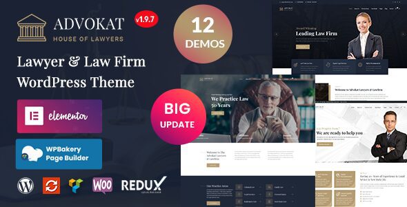 Advokat - Lawyer & Attorney WordPress Theme