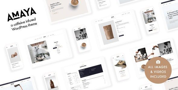 Amaya - Coffee Shop & Cafe WordPress Theme