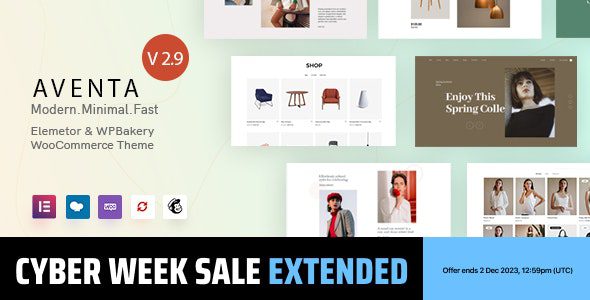 Aventa - Minimal WooCommerce theme
