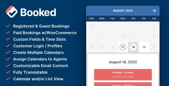 QuickCal - Appointment Booking Calendar for WordPress