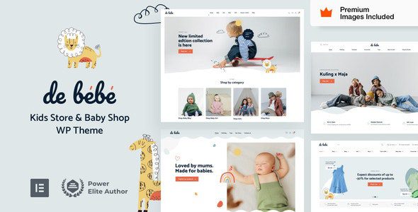 Debebe - Kids Fashion eCommerce WordPress Theme