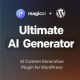 MagicAI for WordPress – AI Text, Image, Chat, Code, and Voice Generator
