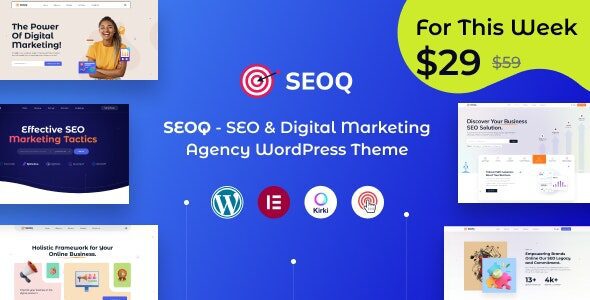 SEOQ – SEO & Digital Marketing Agency WordPress Theme