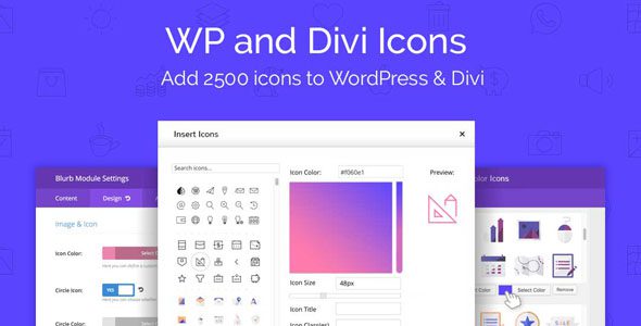 WP and Divi Icons Pro Plugin