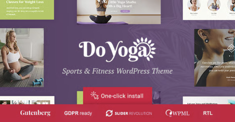 Do Yoga - Fitness Studio & Pilates Club WordPress Theme