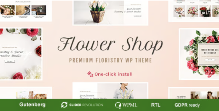Flower Shop - Decoration Store and Floristic WordPress Theme