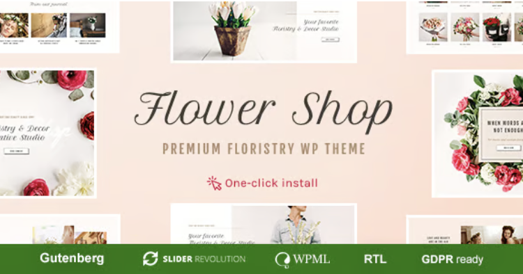 Flower Shop - Decoration Store and Floristic WordPress Theme
