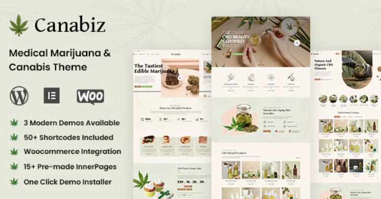 Canabiz - Marijuana WordPress Theme