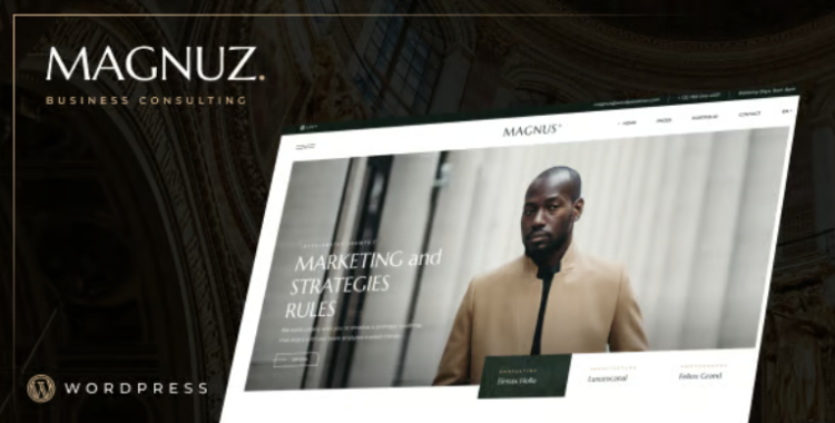 Magnuz - Business WordPress Theme