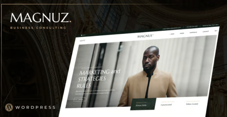 Magnuz - Business WordPress Theme