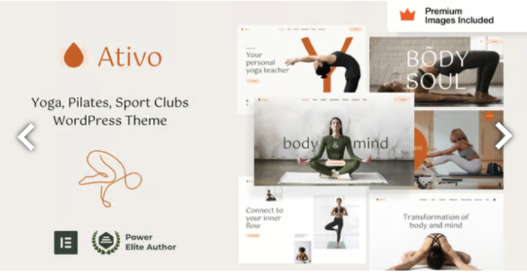 Ativo - Yoga Sports Club WordPress Theme