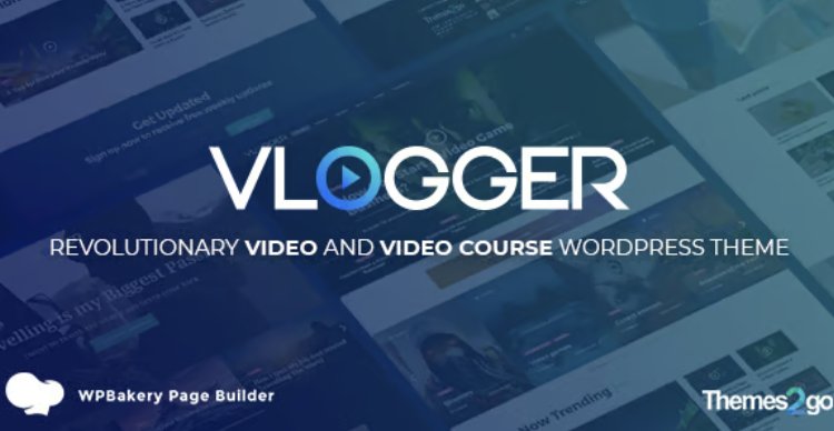 Vlogger: Professional Video & Tutorials WordPress Theme
