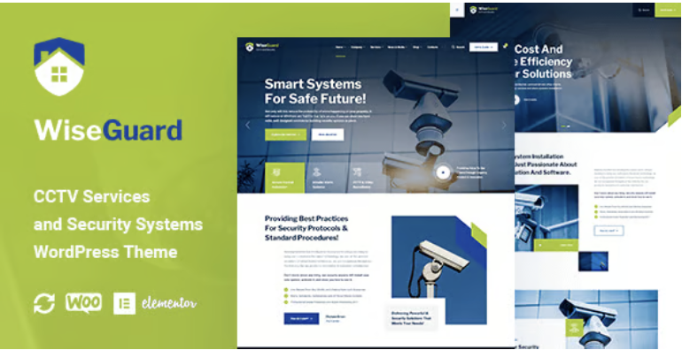 WiseGuard - CCTV and Security Systems WordPress Theme