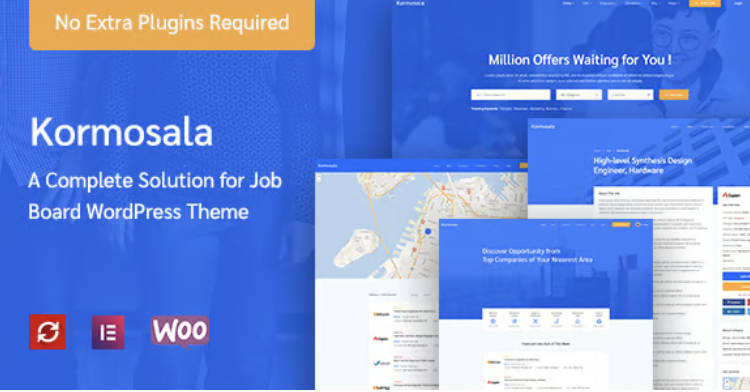 Kormosala – Job Board WordPress Theme