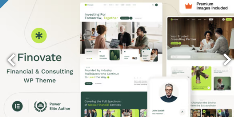 Finovate – Financial Advisors & Business Consulting WordPress Theme