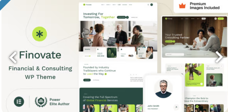 Finovate – Financial Advisors & Business Consulting WordPress Theme
