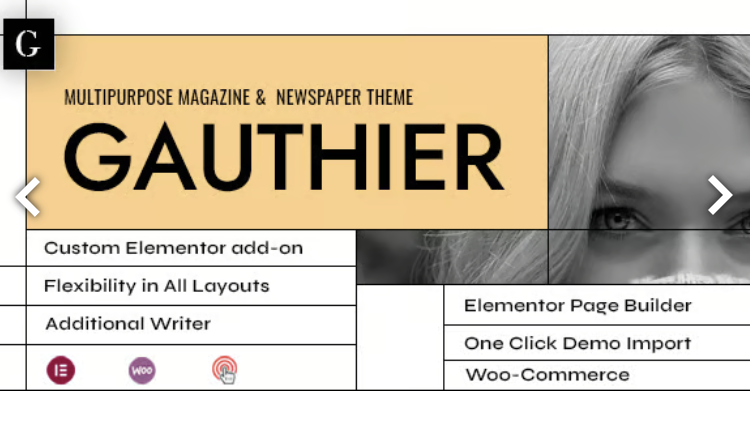 Gauthier – Multipurpose Newspaper Theme