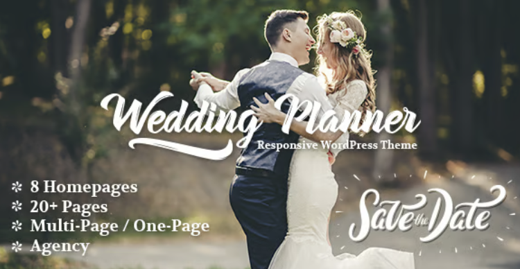 Wedding Planner - Responsive WordPress Theme