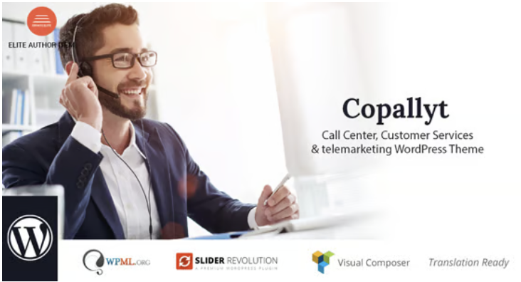 Copallyt : Call Center & Telemarketing WordPress Theme
