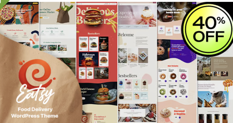 Eatsy - Food Delivery & Restaurant WordPress ThemeWordPress Theme