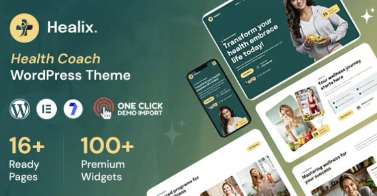 Healix - Health Coach WordPress Theme