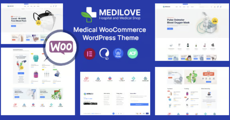 Medilove - Medical Equipment WooCommerce WordPress Theme + RTL
