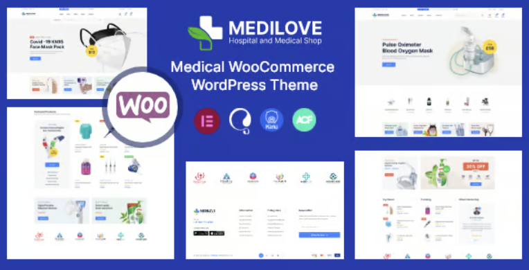 Medilove - Medical Equipment WooCommerce WordPress Theme + RTL