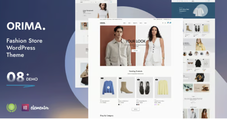 Orima – Fashion Store WordPress Theme