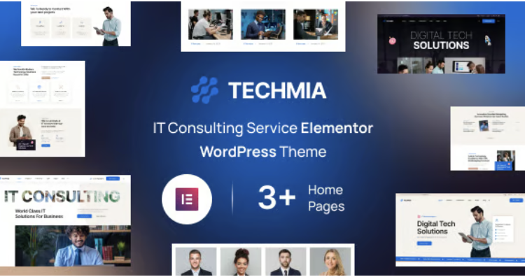 Techmia - IT Consulting Service Elementor WordPress Theme