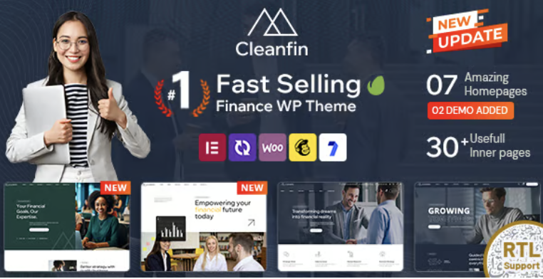 Cleanfin - Finance Consulting WordPress Theme + RTL 2 Cleanfin - Finance Consulting WordPress Theme + RTL