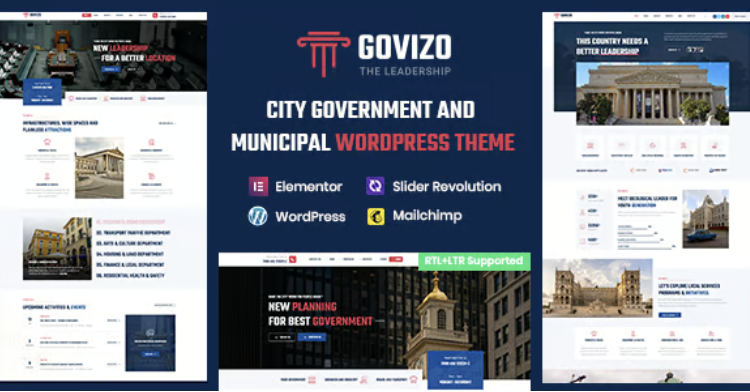 Govizo - Municipal and Government WordPress Theme