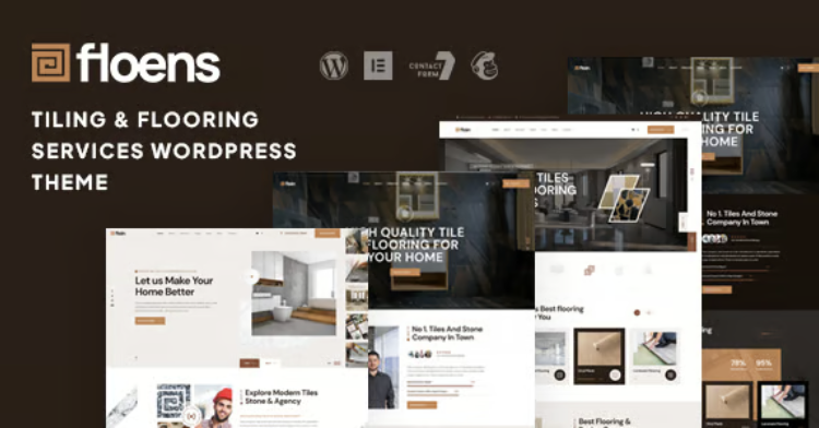 Floens - Tiling & Flooring Services WordPress Theme