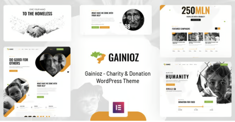 Gainioz - Charity & Donation WordPress Theme 2 Gainioz - Charity & Donation WordPress Theme