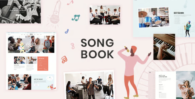 SongBook - Music School WordPress Theme