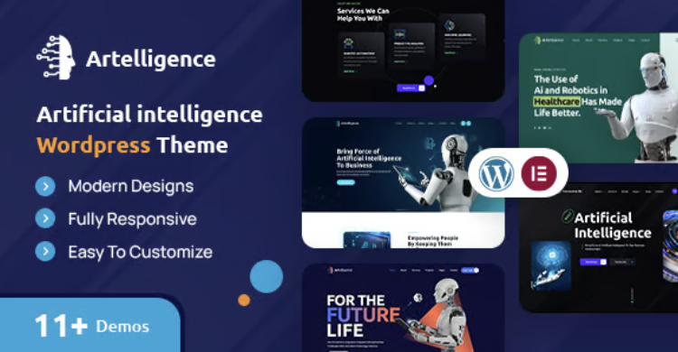 Artelligence | AI & Robotics WordPress Theme