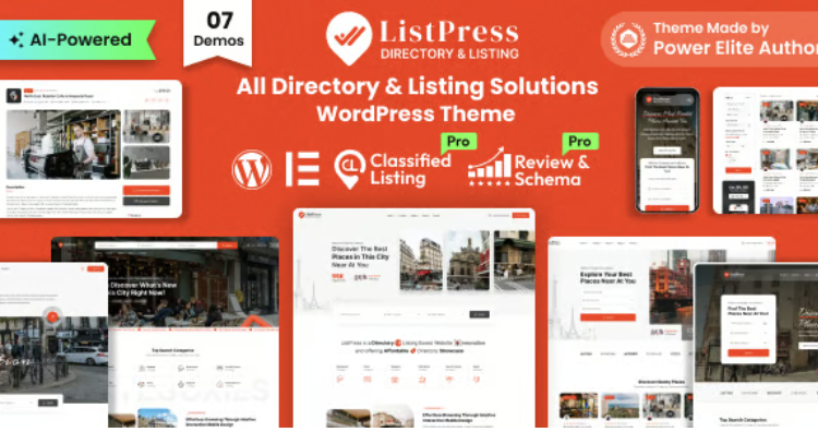 ListPress – Directory & Listing WordPress Theme