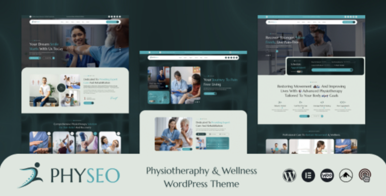 Physeo - Physiotherapy & Wellness WordPress Theme