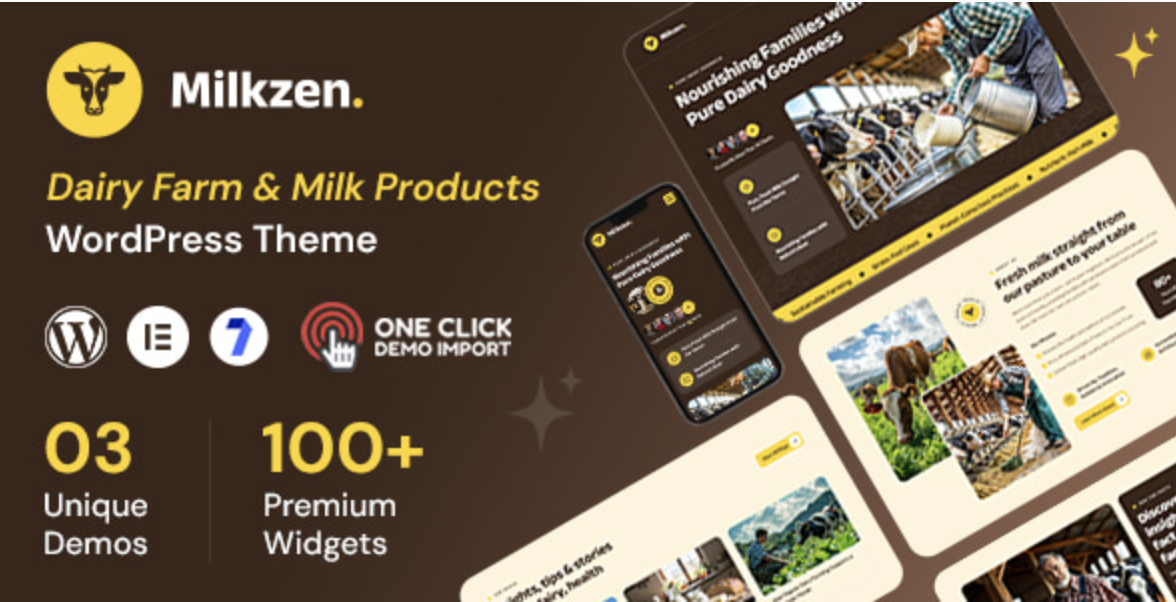 Milkzen - Dairy Farm & Milk Products WordPress Theme 2 Milkzen - Dairy Farm & Milk Products WordPress Theme