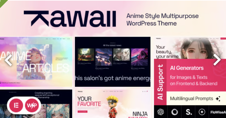 Kawaii - Anime Creative Original WordPress Theme