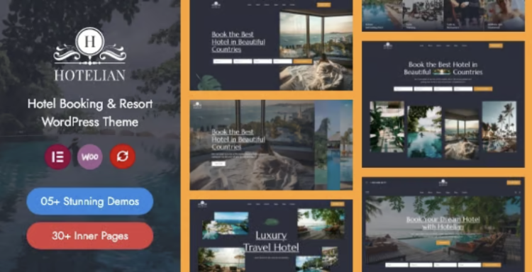 Hotelian - Hotel Booking & Resort WordPress Theme