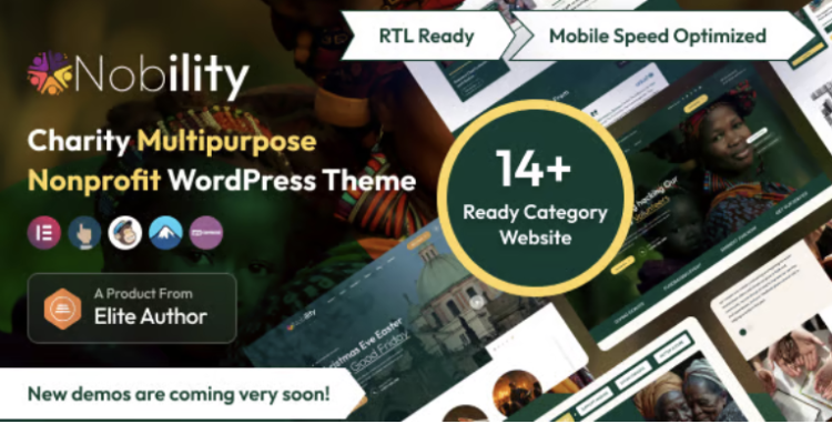 Nobility - Charity Nonprofit Multipurpose WordPress Theme