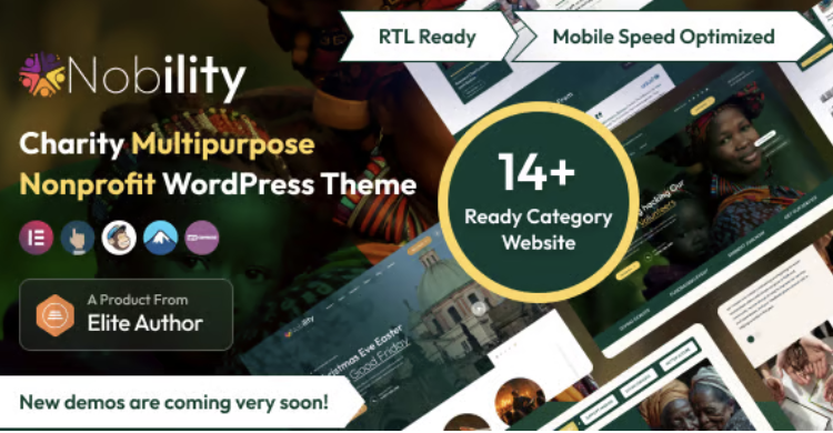 Nobility - Charity Nonprofit Multipurpose WordPress Theme